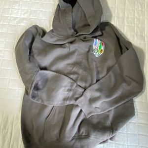 Gray deployment hoodie